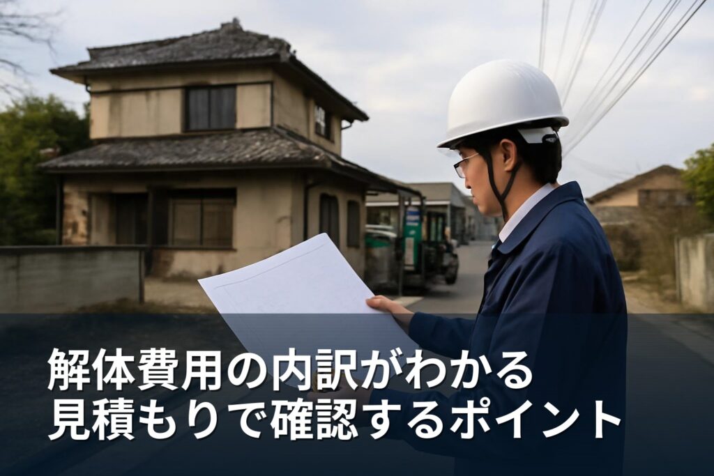山梨県南アルプス市の解体費用の内訳と見積もりで確認すべき点