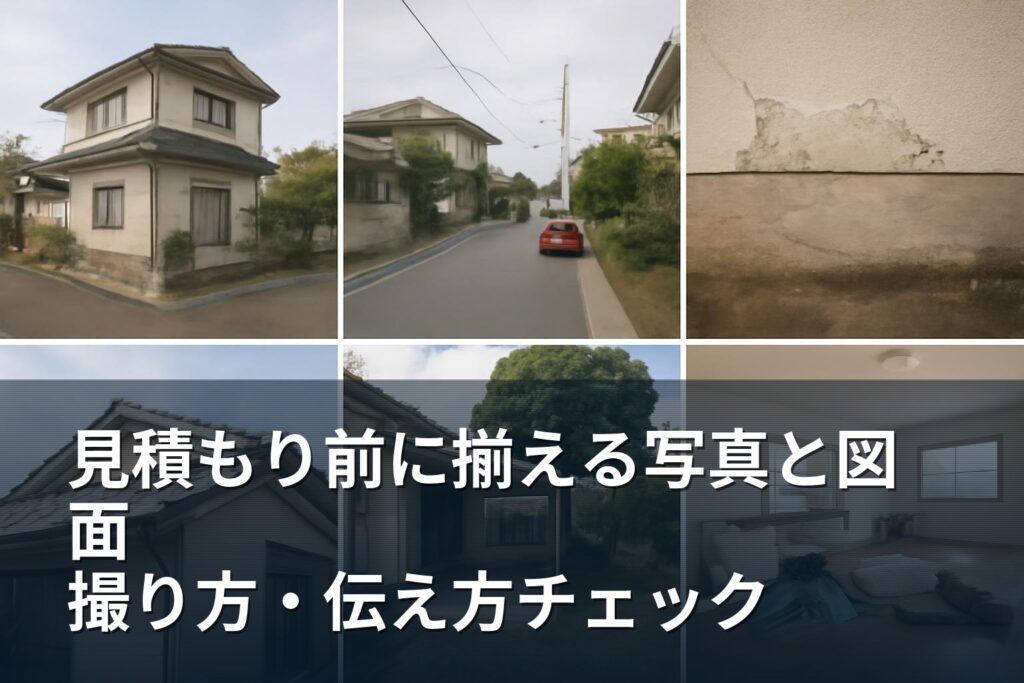 解体見積もり前に用意したい写真・図面の撮り方と伝え方ガイド